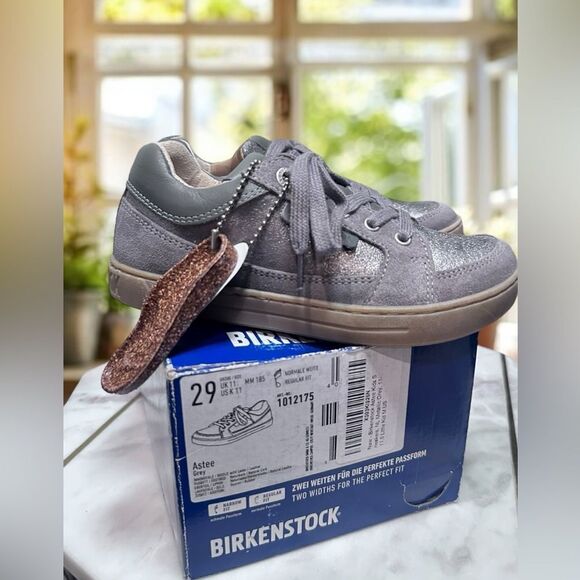 NEW BIRKENSTOCK Leather Kids Toddler Supportive Sneakers Shoes Size EU 29 US 11 - Picture 5 of 15